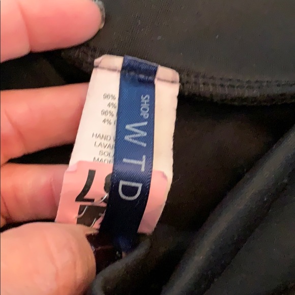 W T D black cut out 2 piece skirt set - Picture 7 of 7